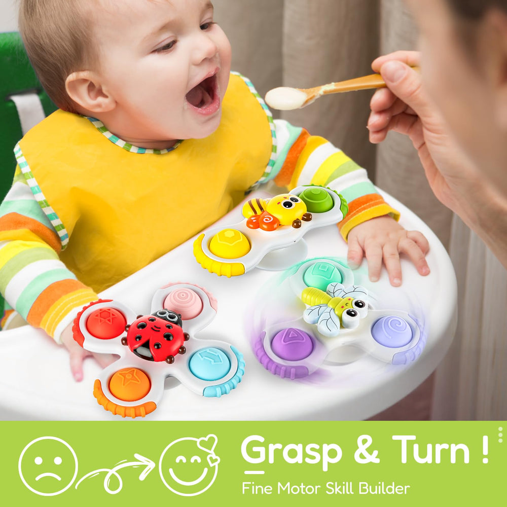 ALASOU travel spinner keeps little travelers engaged on planes and cars.