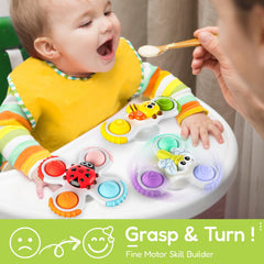 ALASOU travel spinner keeps little travelers engaged on planes and cars.