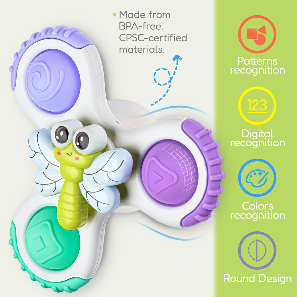 ALASOU suction cups cling securely to smooth surfaces for distraction.