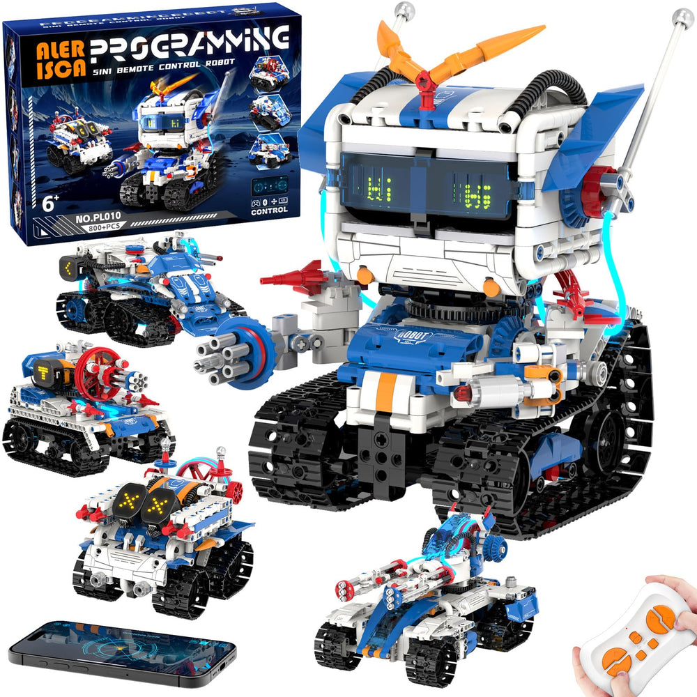 Alerisca 5in1 STEM robot kit packaging, ideal gift for curious minds and hands-on learning