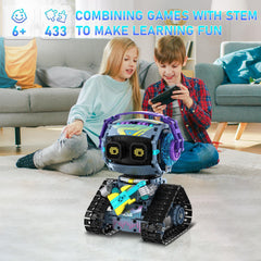 Alerisca STEM robot 3in1 play scene shows family learning moments