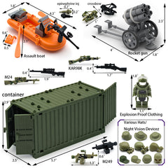 ALEYOOTECHE sand bags and shields for tactical defense setups
