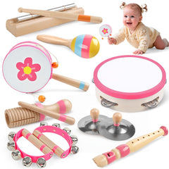 Aliex pink-toddler-musical-instruments-set for early exploration