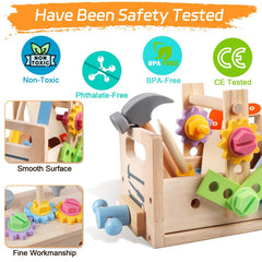 Aliex toy tool vest with tools for portable learning and on-the-go play