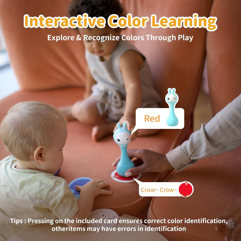 alilo Smarty Bunny auto-sleep mode helps babies settle