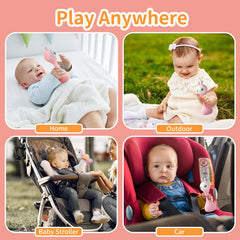 alilo Yoyo Talking Bunny rattle auto shutdown aids nap-ready play.