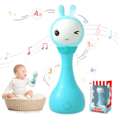 Alilo Yoyo talking bunny rattle records and repeats your words for engaging play.