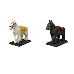 ALiquid standard size horse pieces compatible with most minifigures