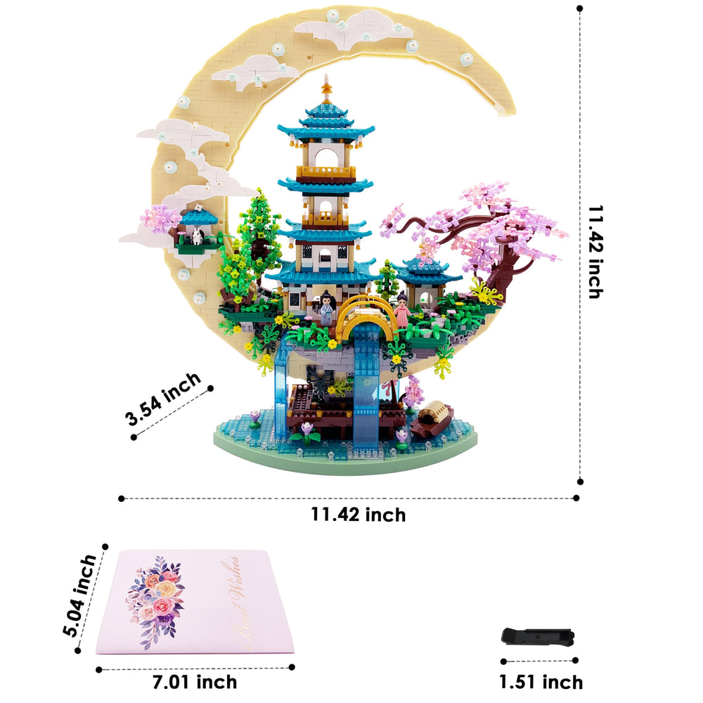 Alizdd micro building blocks kit features 4288 pieces for detail.