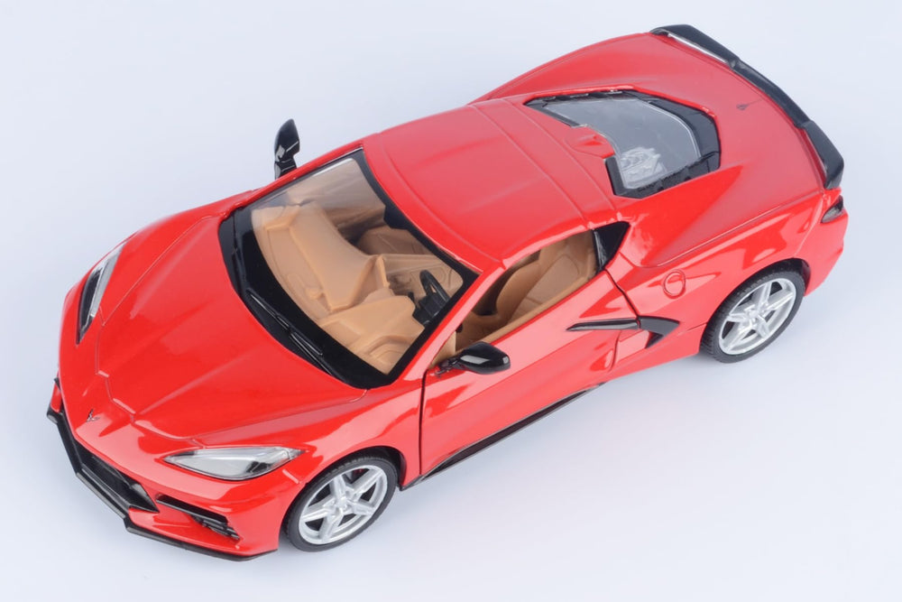 1/24 scale Corvette C8 by All Star Toys for precise desk display.