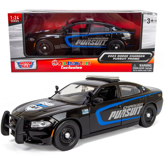 All Star Toys Charger Enforcer front view with authentic police decals for display