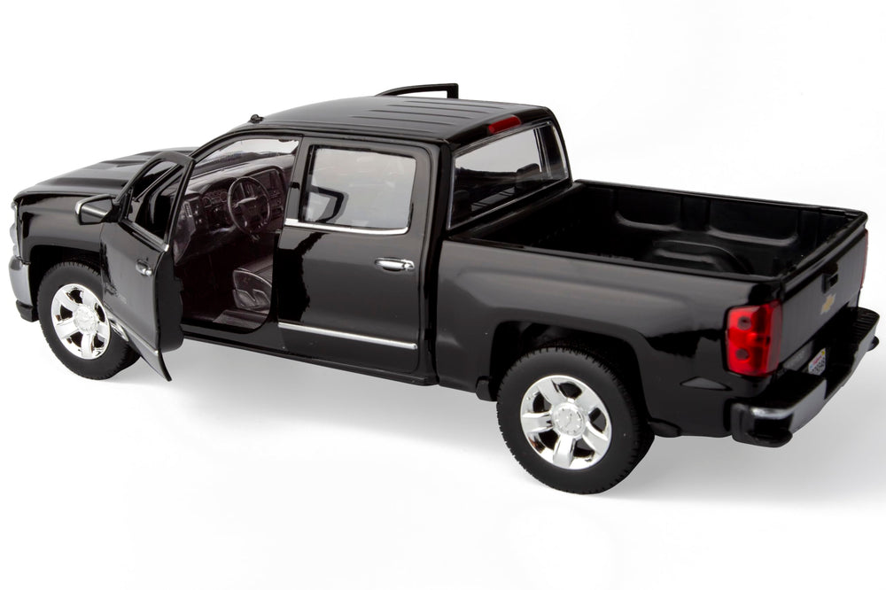 All Star Toys Silverado 2018 diecast with rubber tires for authentic look.