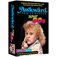 All Things Equal Awkward 80s game cover with retro vibes for lively game nights.