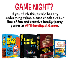 All Things Equal Awkward 80s party game box ready for game night.