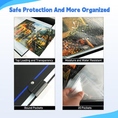 ALL4JIG Durable plastic construction protects puzzles during travel.