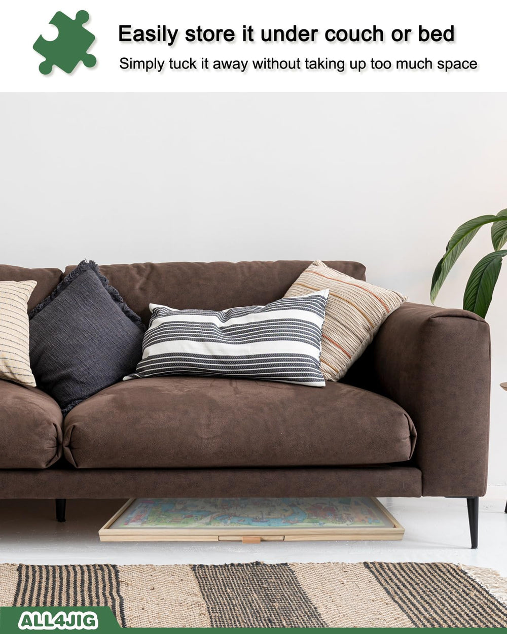 ALL4JIG six-drawer system helps sort by color or theme.