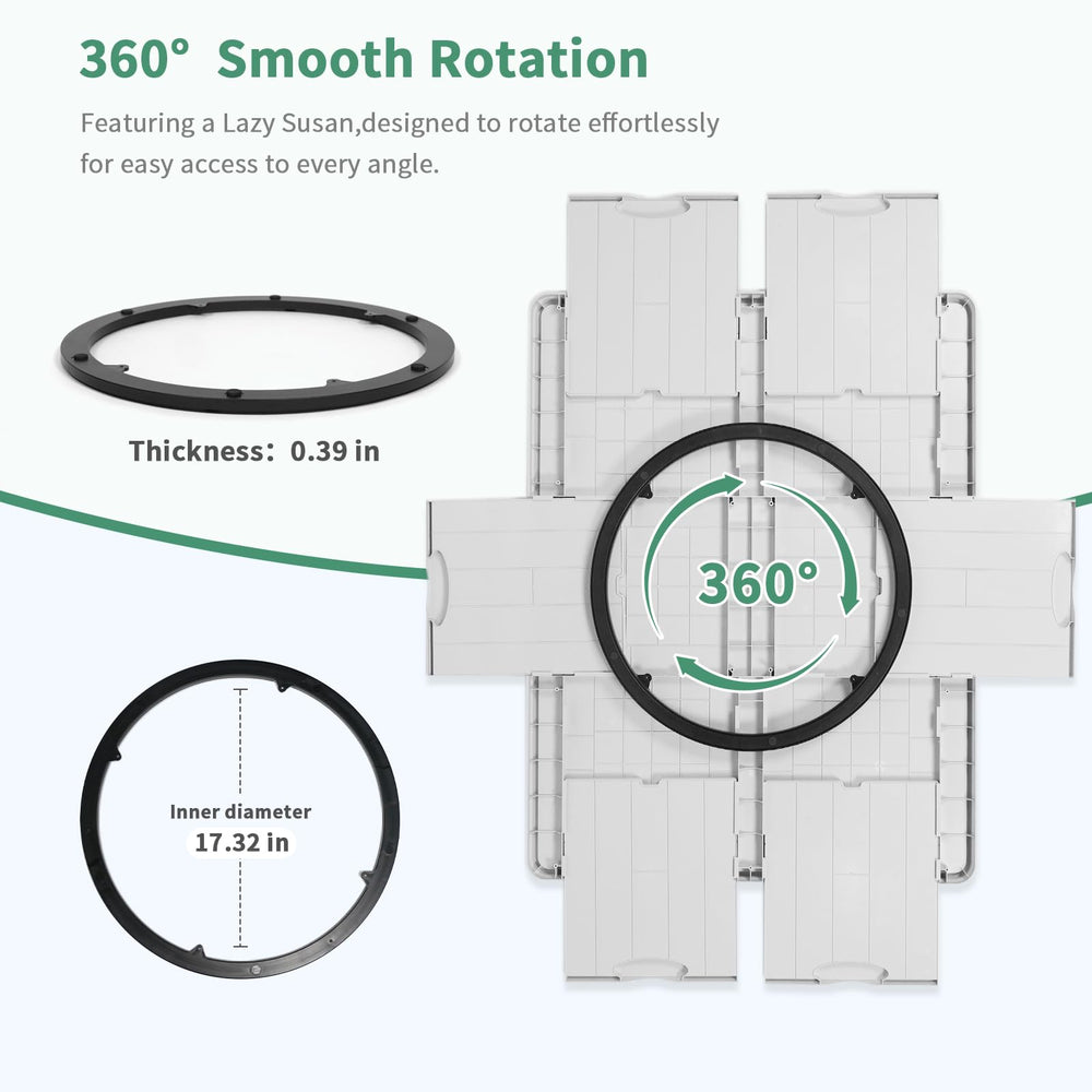 ALL4JIG portable puzzle table with slim profile fits beside furniture.