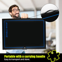 ALL4JIG Portapuzzle portable folder makes transport easy for home, travel, or outdoors