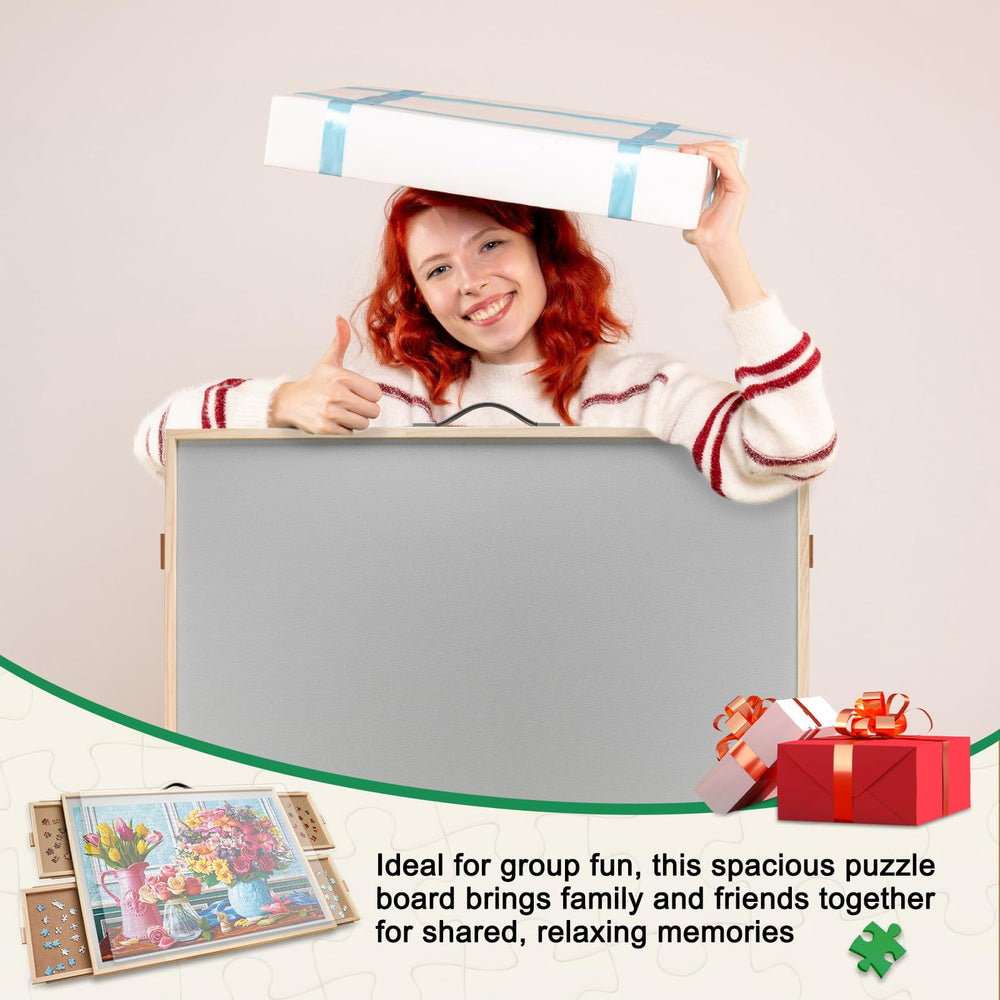 ALL4JIG doubles as a writing desk when not puzzling for extra versatility