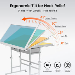 ALL4JIG puzzle table height adjustable for ergonomic viewing