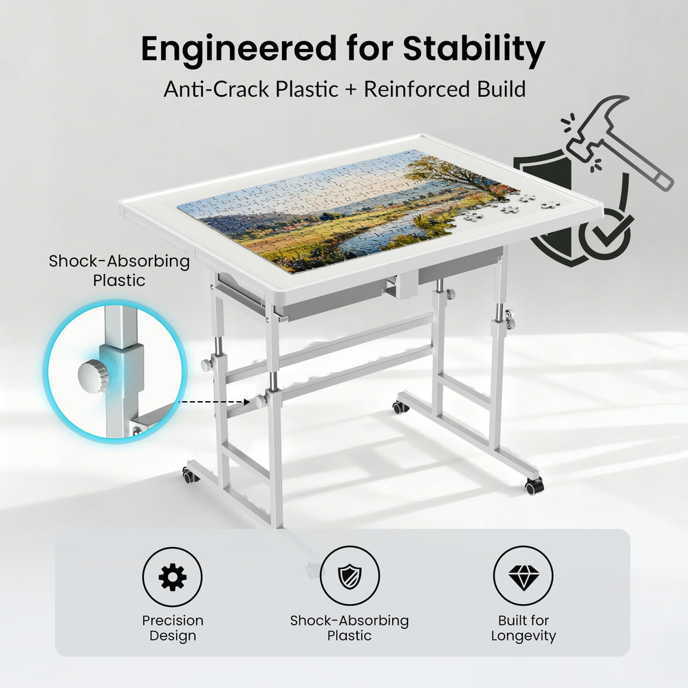 ALL4JIG protective cover shields puzzles from dust and spills
