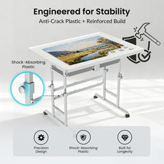 ALL4JIG protective cover shields puzzles from dust and spills