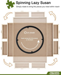 ALL4JIG smooth, non-slip surface enhances comfortable puzzle building.