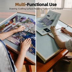 ALL4JIG table used as writing desk or game night table.