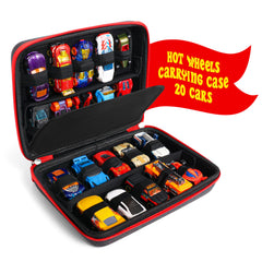 All7s built tough hard shell storage case holding 20 cars with secure organization