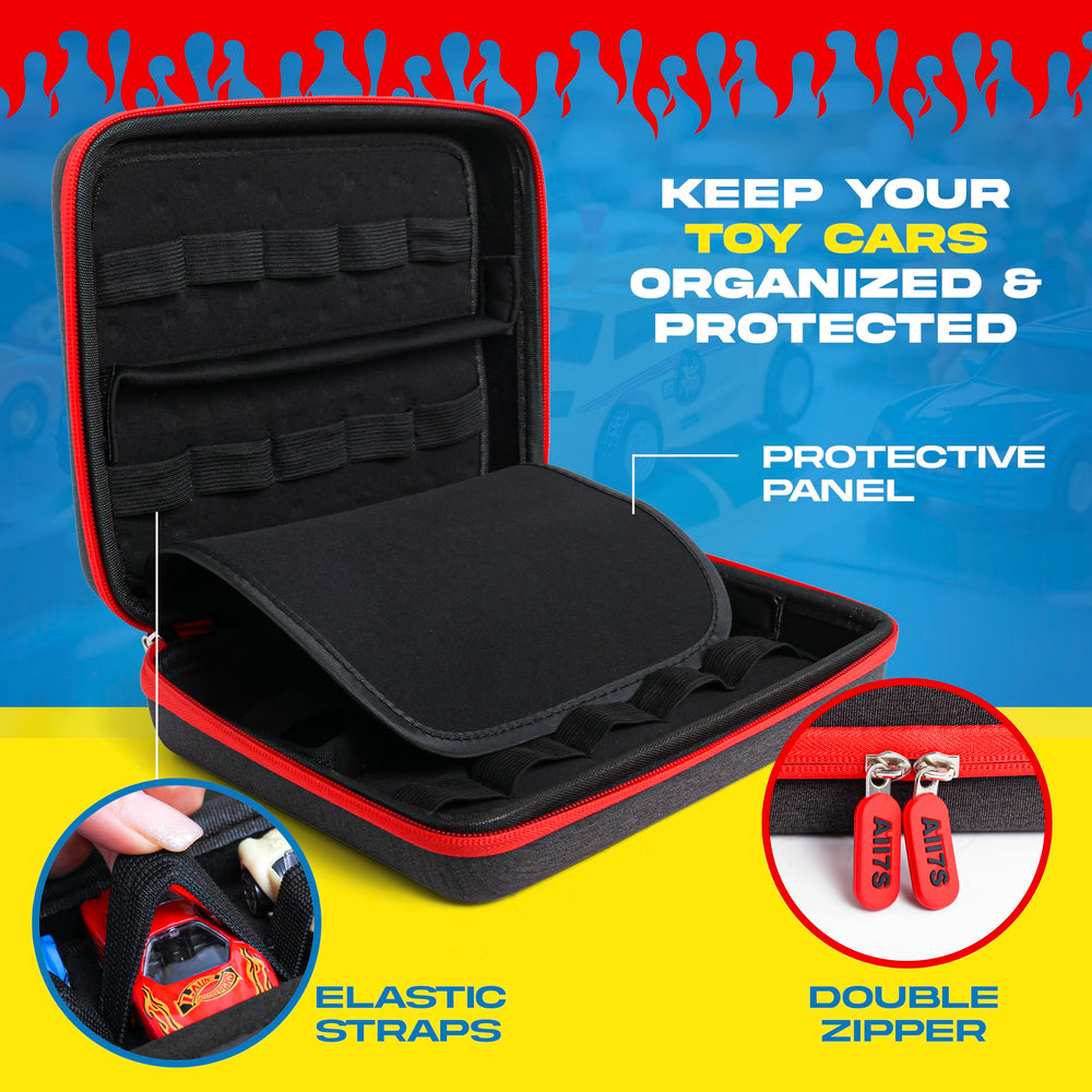 All7s compact travel hot wheels case ideal for on-the-go play