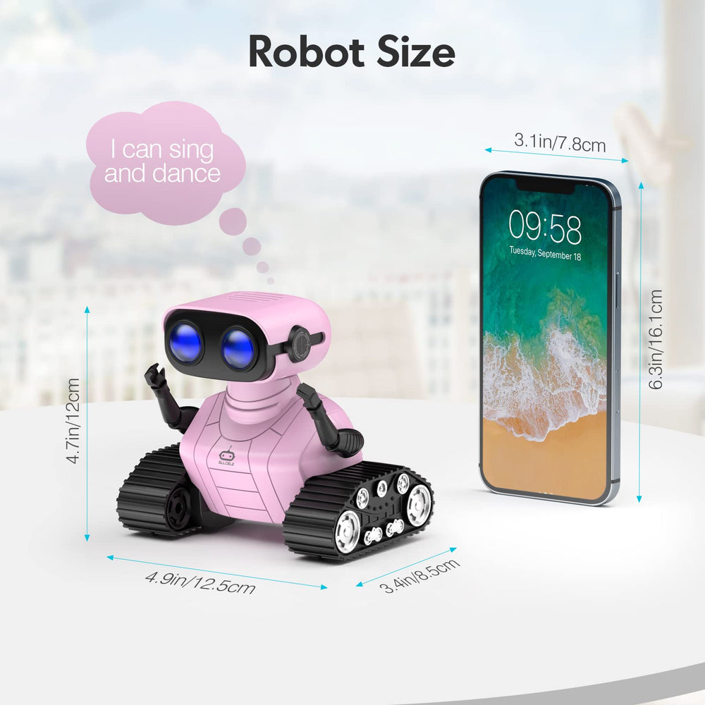 ALLCELE Girls Robot Toy pink packaging ready gift