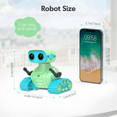 ALLCELE robot toy packaging display with accessories included
