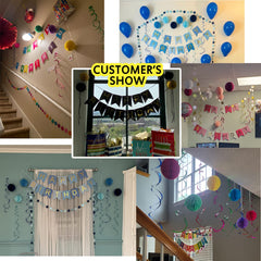 ALLFUN birthday decor display enhances photo-friendly party spaces.