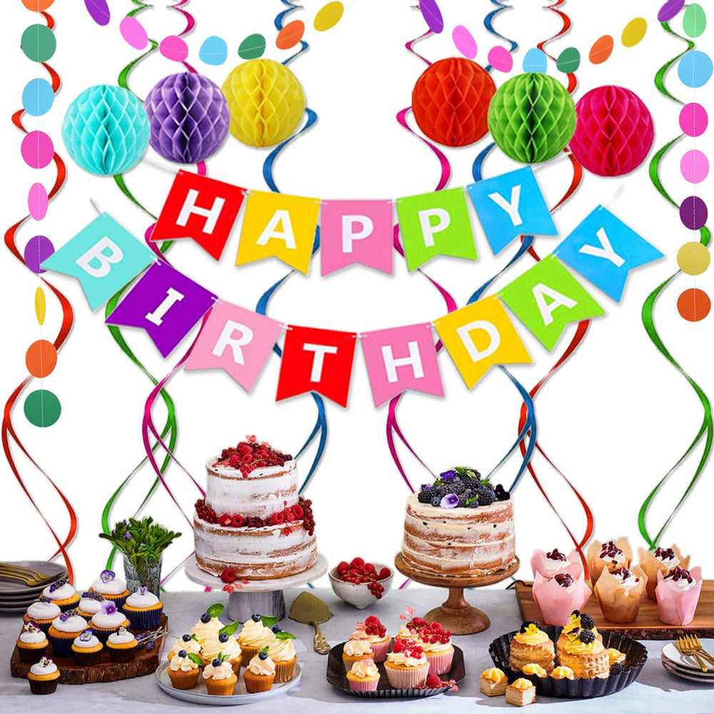 ALLFUN eco-friendly birthday banner supports reuse and storage.