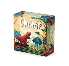 Allplay Chomp board game cover invites quick setup for family game night.
