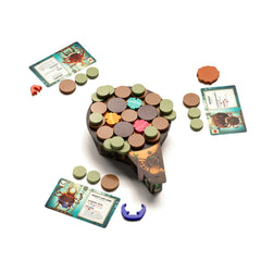 Allplay Kabuto Sumo wooden discs add authentic weight and tactile play.