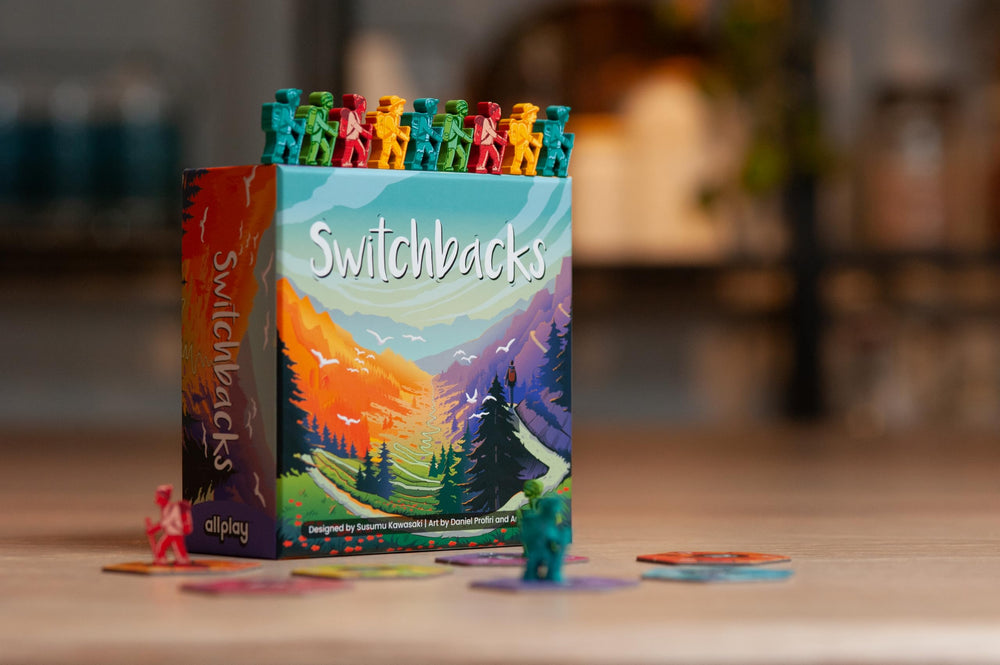 Allplay Switchbacks tiles and board during setup for fast decisions