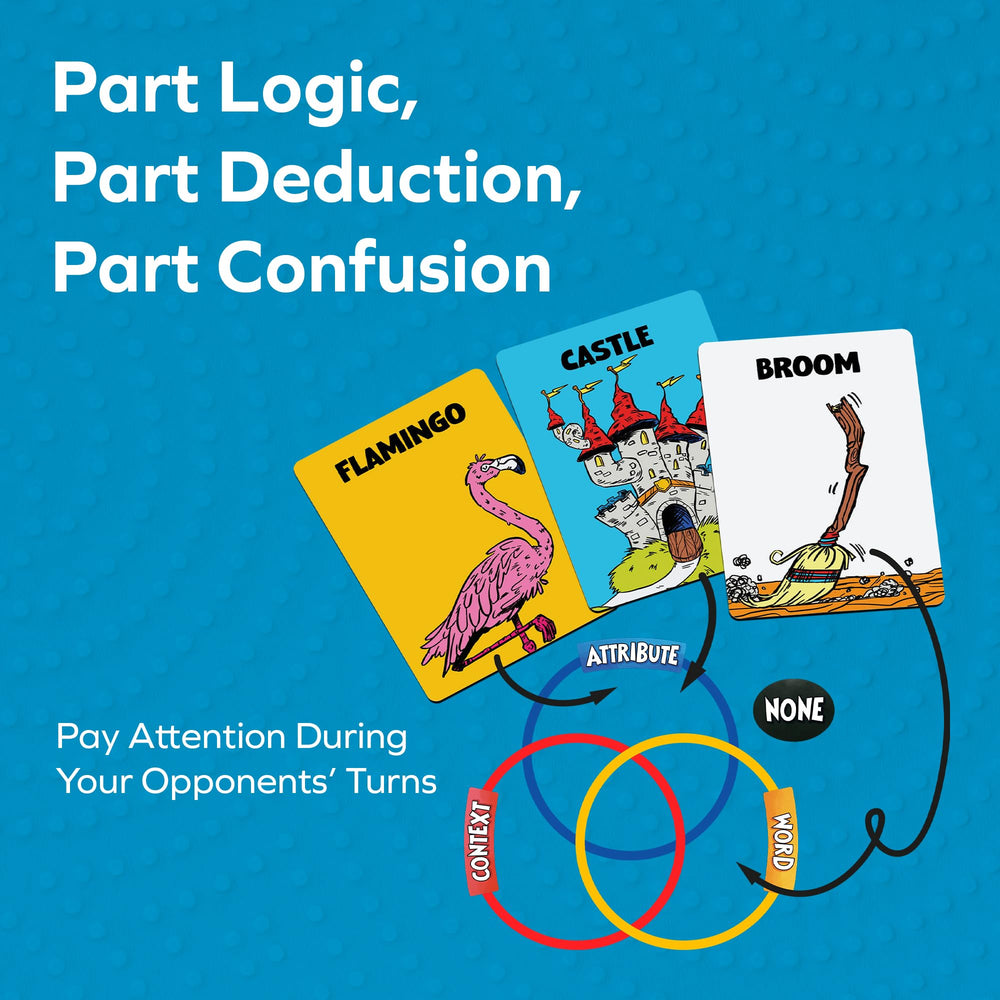 Allplay Things in Rings venn diagram laid out with secret rules to discover.