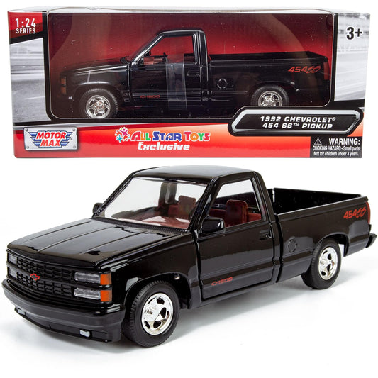 All Star Toys 1992 Chevy C1500 454SS in black with pristine finish for display