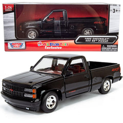 All Star Toys 1992 Chevy C1500 454SS in black with pristine finish for display