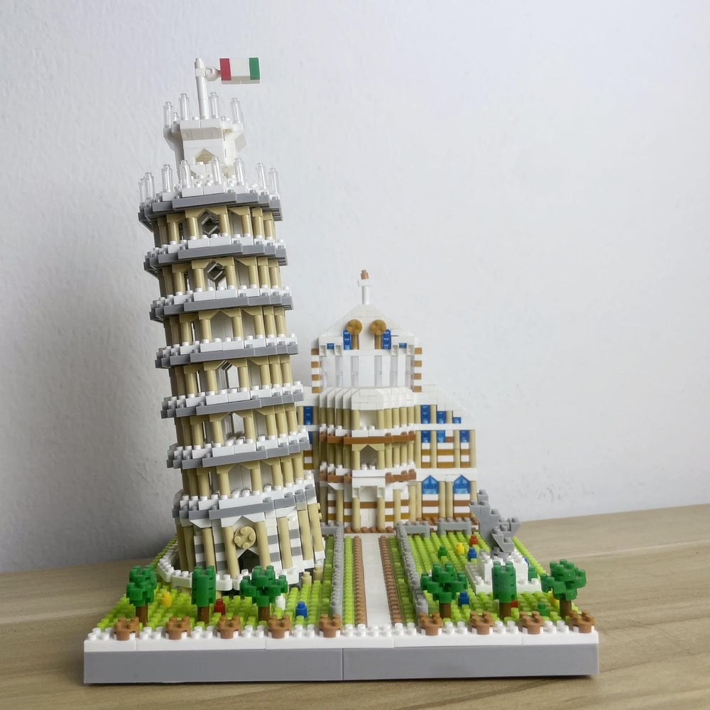 alltogetho Leaning Tower of Pisa tilt at 1:300 scale for authentic look