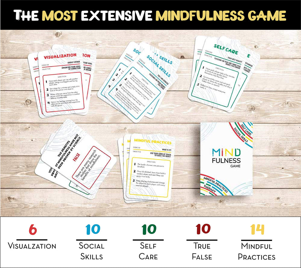 Allura & Arcia Mindfulness Game classroom setup promotes mindful discussion.