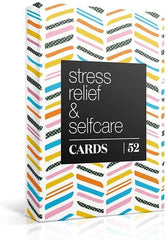 Allura and Arcia stress less cards cover displayed for calming moments.