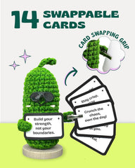 Almacura desk-friendly stress-reliever pickle for quick boosts
