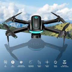 ALORELS drone with dual batteries extends flight time for longer outdoor sessions