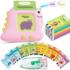 Alotwan flash cards cover engages toddlers with colorful themes for early language exposure
