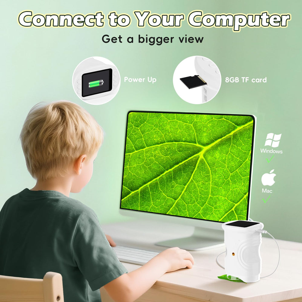 Alotwan Kids Microscope makes a great STEM gift for curious minds.
