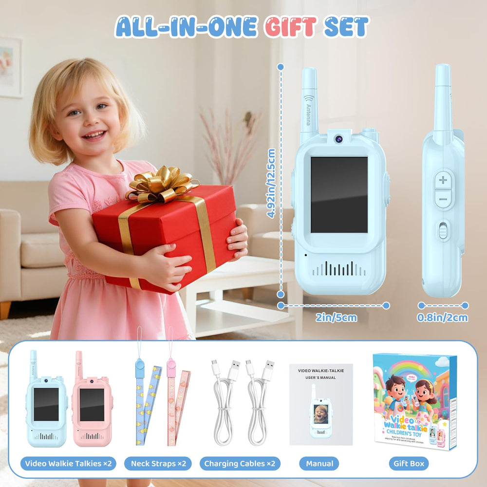 Alotwan video walkie talkie kids alien effect mode for creative scenarios.