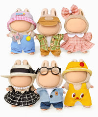 ALOVAK six mini outfits in a gift-ready collection box for 17 cm dolls, suitable for display.