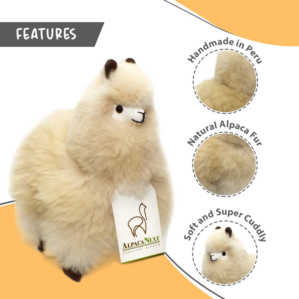AlpacaNext detailed face, expressive eyes and ears enhance its plush charm.